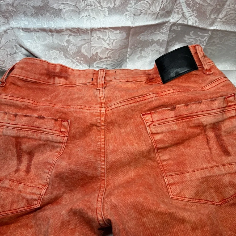 Men's Trendy Orange Cargo Pants
